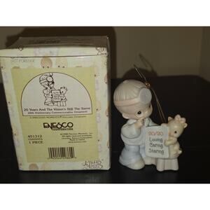 Enesco Precious Moments 20th Anniversary Ornament Vision Still The Same 451312
